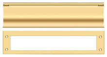 Deltana MS0030CR003 Mail Slot; Heavy Duty; Lifetime Brass Finish.