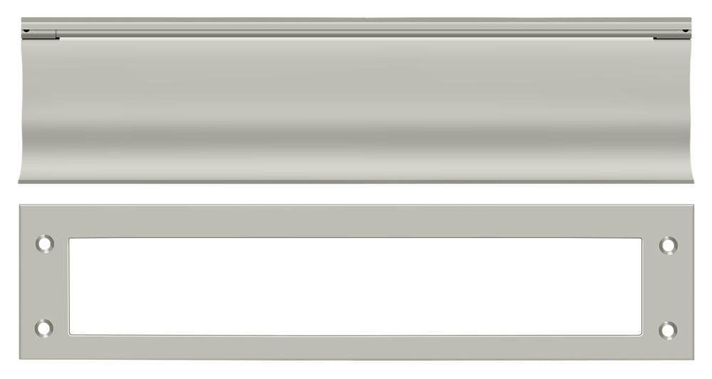 Deltana MS0030U15 Mail Slot; Heavy Duty; Satin Nickel Finish.