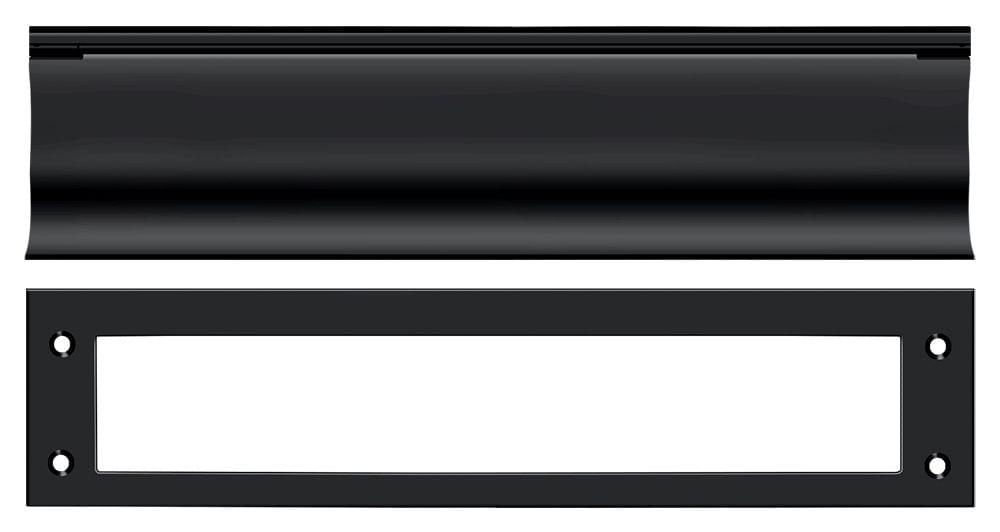Deltana MS0030U19 Mail Slot; Heavy Duty; Black Finish.