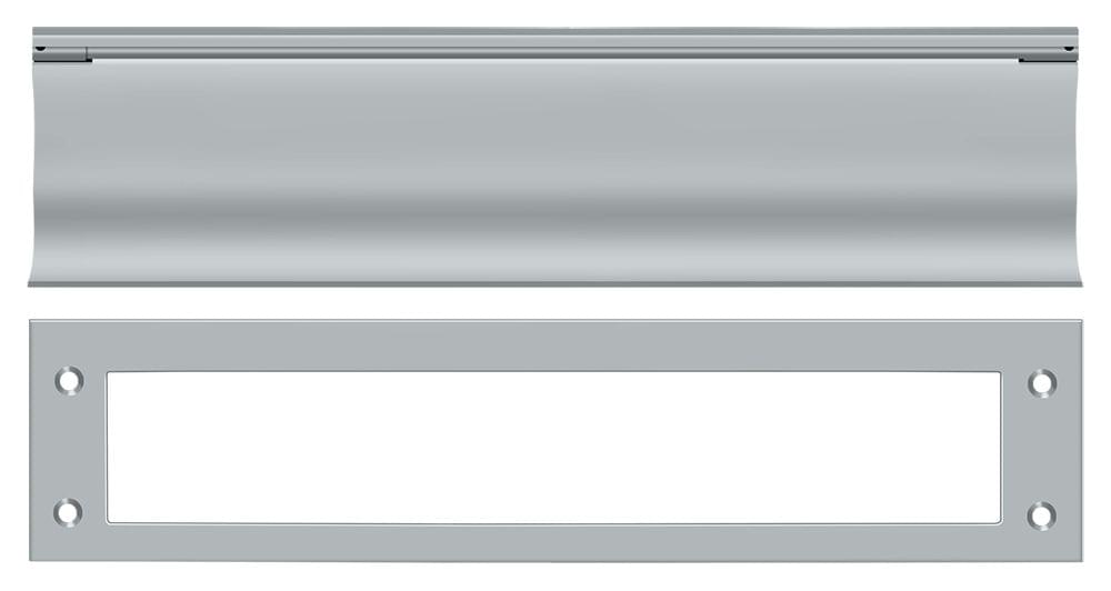 Deltana MS0030U26D Mail Slot; Heavy Duty; Satin Chrome Finish.