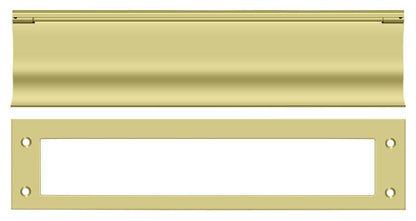 Deltana MS0030U15 Mail Slot; Heavy Duty; Satin Nickel Finish.