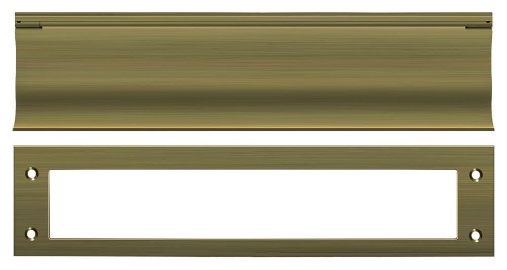 Deltana MS0030U15 Mail Slot; Heavy Duty; Satin Nickel Finish.