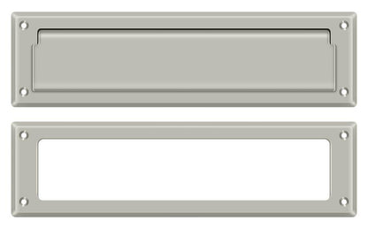 Deltana MS211U15 Mail Slot 13-1/8" with Interior Frame; Satin Nickel Finish.