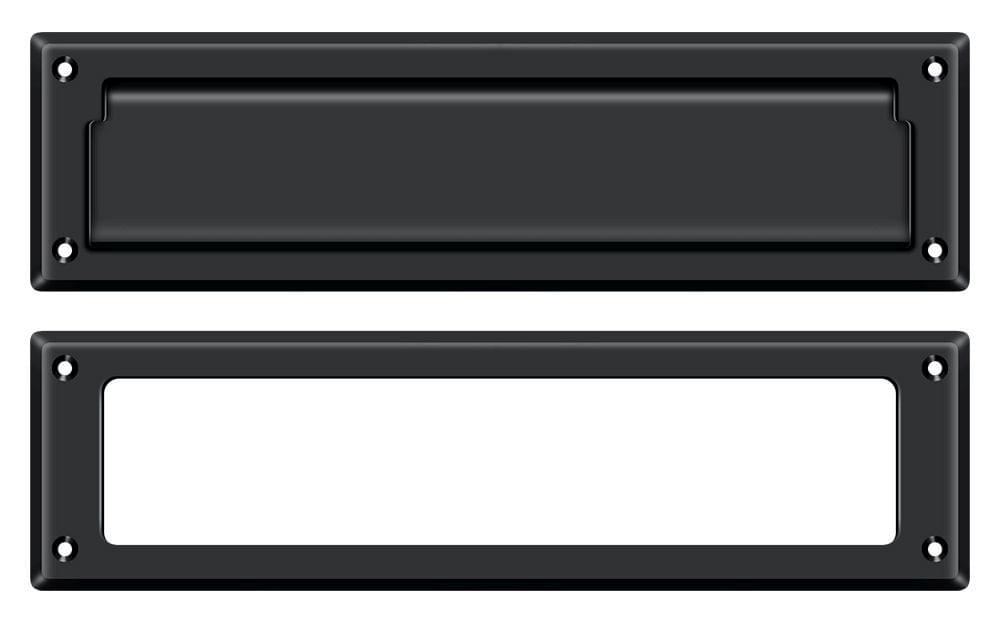 Deltana MS211U19 Mail Slot 13-1/8" with Interior Frame; Black Finish.