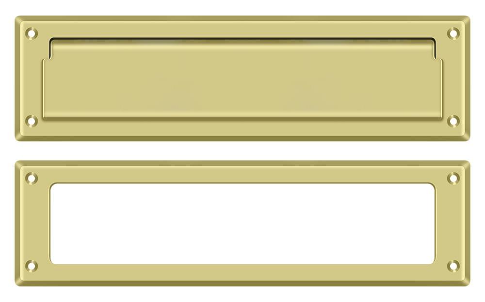 Deltana MS211U15 Mail Slot 13-1/8" with Interior Frame; Satin Nickel Finish.