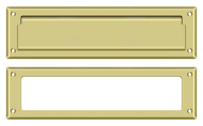 Deltana MS211U15 Mail Slot 13-1/8" with Interior Frame; Satin Nickel Finish.