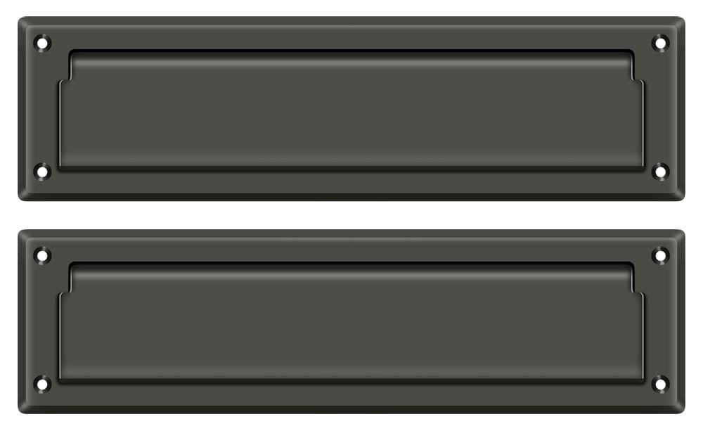 Deltana MS212U10B Mail Slot 13-1/8" with Interior Flap; Oil Rubbed Bronze Finish.