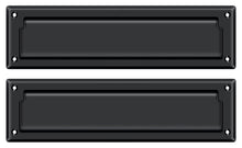 Deltana MS212U19 Mail Slot 13-1/8" with Interior Flap; Black Finish.