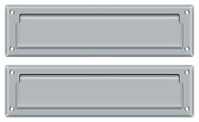 Deltana MS212U26D Mail Slot 13-1/8" with Interior Flap; Satin Chrome Finish.
