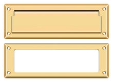 Deltana MS626CR003 Mail Slot 8-7/8" with Interior Frame; Lifetime Brass Finish.