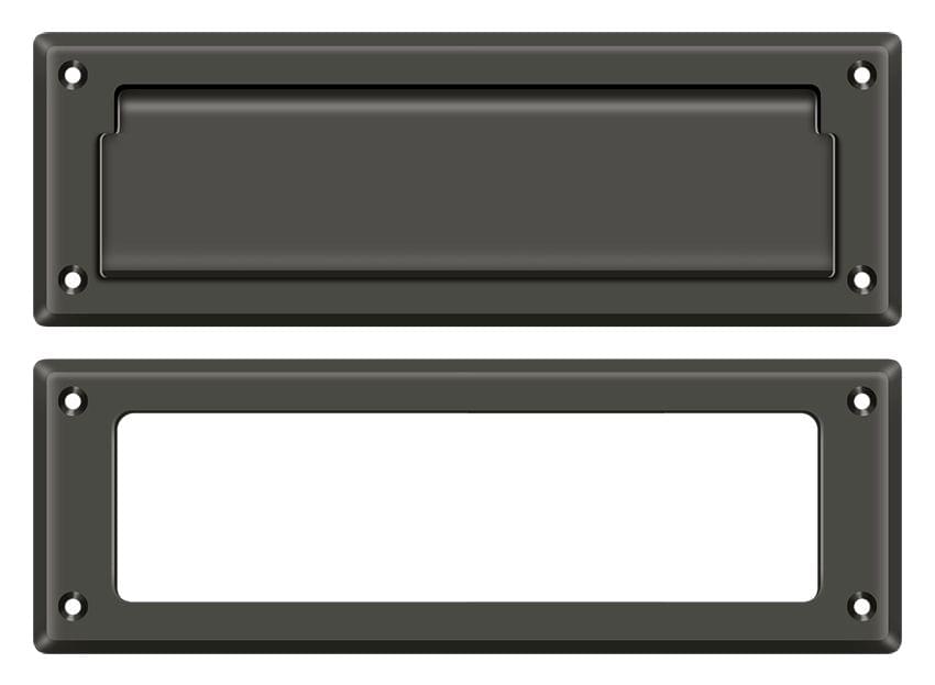 Deltana MS626U10B Mail Slot 8-7/8" with Interior Frame; Oil Rubbed Bronze Finish.
