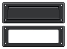 Deltana MS626U19 Mail Slot 8-7/8" with Interior Frame; Black Finish.