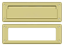 Deltana MS626U3 Mail Slot 8-7/8" with Interior Frame; Bright Brass Finish.