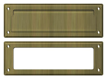 Deltana MS626U5 Mail Slot 8-7/8" with Interior Frame; Antique Brass Finish.