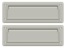 Deltana MS627U15 Mail Slot 8-7/8" with Back Plate; Satin Nickel Finish.