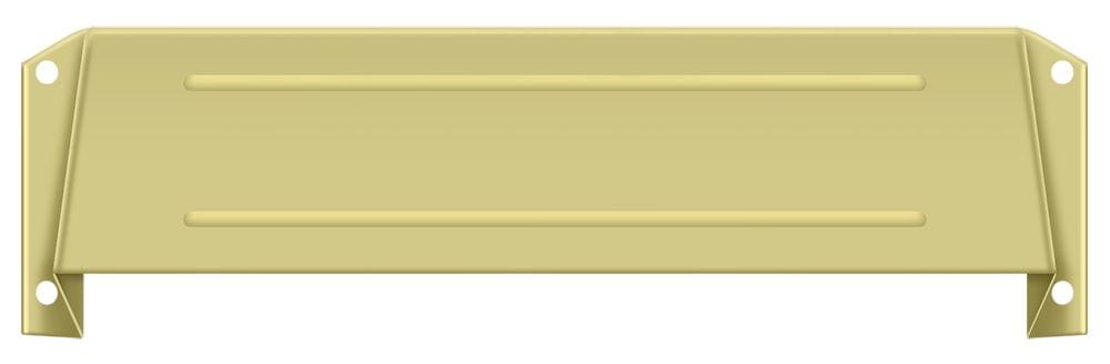 Deltana MSH158U3 Letter Box Hood; Bright Brass Finish.