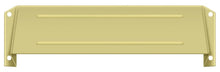 Deltana MSH158U3 Letter Box Hood; Bright Brass Finish.