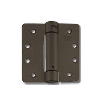 Cal-Royal NEWSH44R 4" x 4" Full Mortise 1/4" Radius Round Corner Spring Hinge.