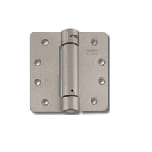 Cal-Royal NEWSH44R 4" x 4" Full Mortise 1/4" Radius Round Corner Spring Hinge.