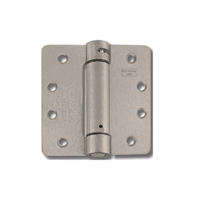 Cal-Royal NEWSH44R 4" x 4" Full Mortise 1/4" Radius Round Corner Spring Hinge.
