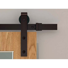 Orca Hardware FTST-8C 8' Barn Door-Flat Track Kit With Standard Drop Hangers