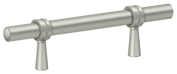 Deltana P310U15 Adjustable Pull 4-3/4"; Satin Nickel Finish.