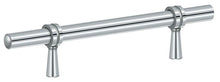 Deltana P311U26 Adjustable Pull 6-1/2"; Bright Chrome Finish.