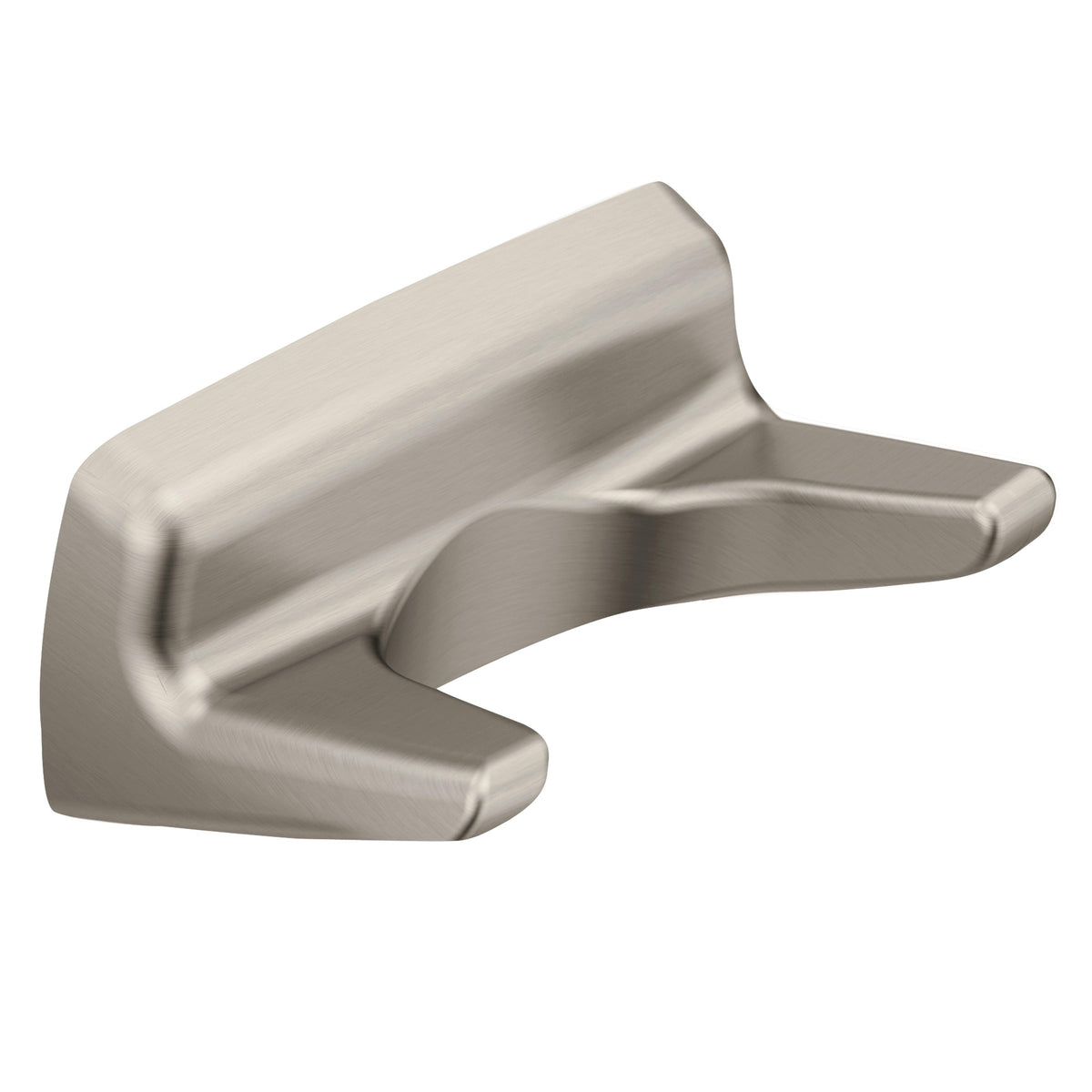 Moen P5030BN Contemporary Double Robe Hook Brushed Nickel Finish.