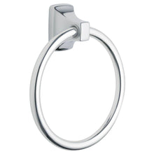 Moen P5860 Contemporary Towel Ring with Metal Ring Bright Chrome Finish.