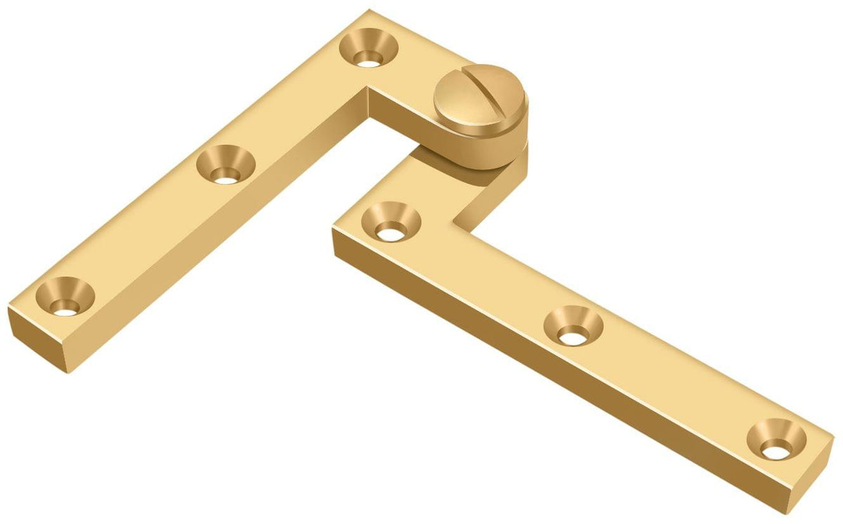 Deltana PH60CR003 4-3/8" x 5/8" x 1-7/8" Hinge; Lifetime Brass Finish.