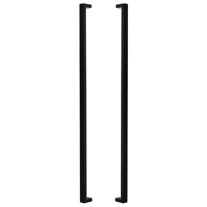 Sure-Loc PL-2SQ48 48" Double-Sided Square Long Door Pull