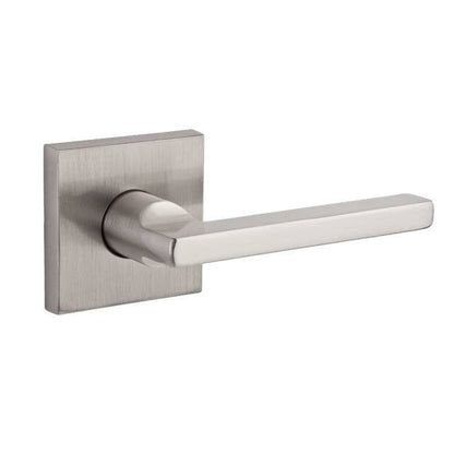 Baldwin PSSQUCSR Passage Door Lever Set with Contemporary Square Rosette.