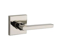 Baldwin PVSQUCSR Square Privacy Door Lever Set with Contemporary Square Rosette.