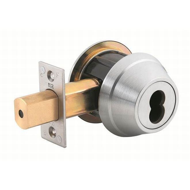 Stanley QDB281-626 SFIC Deadbolt - Single Cylinder with 2-3/4" Backset and Square Deadbolt Strike.