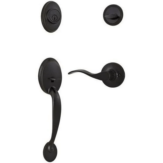 Weslock R2810-XR2D Hillcrest Single Cylinder Handleset with Right Hand New Haven Lever.