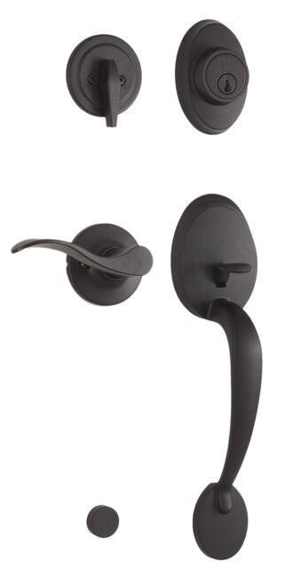Weslock R2810-XR2D Hillcrest Single Cylinder Handleset with Right Hand New Haven Lever.