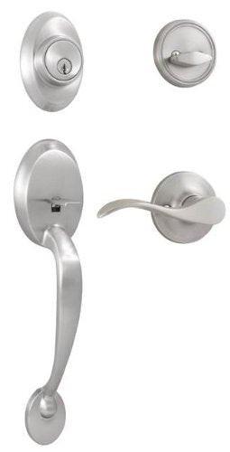 Weslock R2810-XR2D Hillcrest Single Cylinder Handleset with Right Hand New Haven Lever.