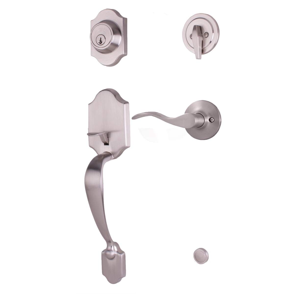 Weslock R2820-XFR2D Parkside Single Cylinder Handleset with Right Hand New Haven Lever.