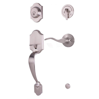 Weslock R2820-XFR2D Parkside Single Cylinder Handleset with Right Hand New Haven Lever.