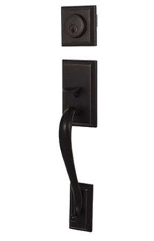 Weslock R2830-XFR2D Mercy Single Cylinder Handleset with a New Haven Lever.