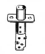 Better Home Products Round Corner 2-3/8 to 2-3/4 Adjustable Deadbolt Latch