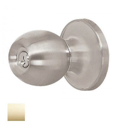 Cal-Royal REN00-KA3 Keyed Entry Door Knob Lockset with Adjustable Backset.