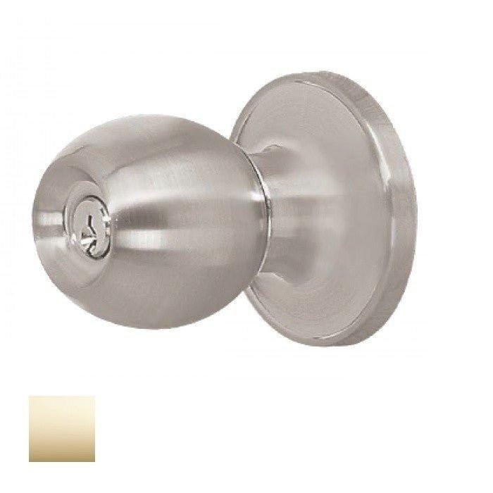 Cal-Royal REN00-KA3 Keyed Entry Door Knob Lockset with Adjustable Backset