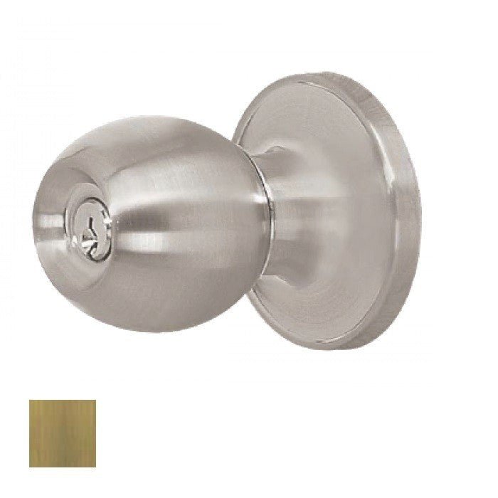 Cal-Royal REN00-KA3 Keyed Entry Door Knob Lockset with Adjustable Backset.