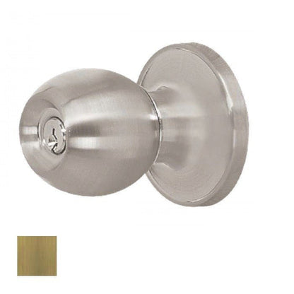 Cal-Royal REN00-KA3 Keyed Entry Door Knob Lockset with Adjustable Backset.
