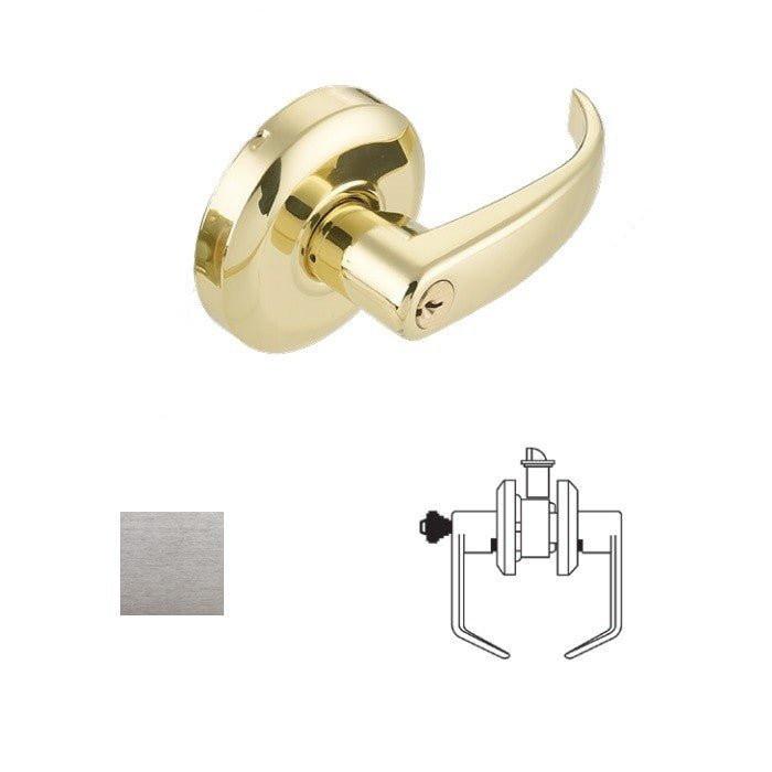 Cal-Royal RL03 Grade 2 Keyed Classroom Door Lever Lockset with 2-3/4" Backset