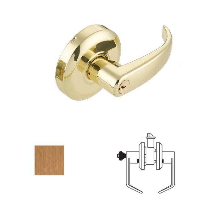 Cal-Royal RL05 Grade 2 Keyed Storeroom Door Lever Lockset with 2-3/4" Backset