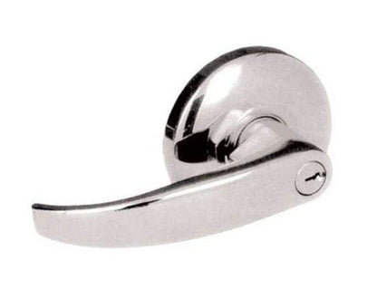 Cal-Royal RL05 Grade 2 Keyed Storeroom Door Lever Lockset with 2-3/4" Backset