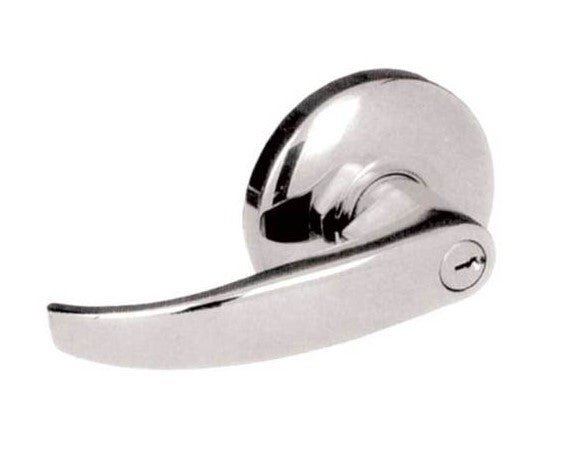 Cal-Royal RL05 Grade 2 Keyed Storeroom Door Lever Lockset with 2-3/4" Backset.