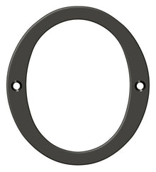Deltana RN4-0U10B 4" Numbers; Solid Brass; Oil Rubbed Bronze Finish.
